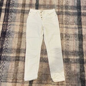 Sezane, brut sexy denim in white, size 25